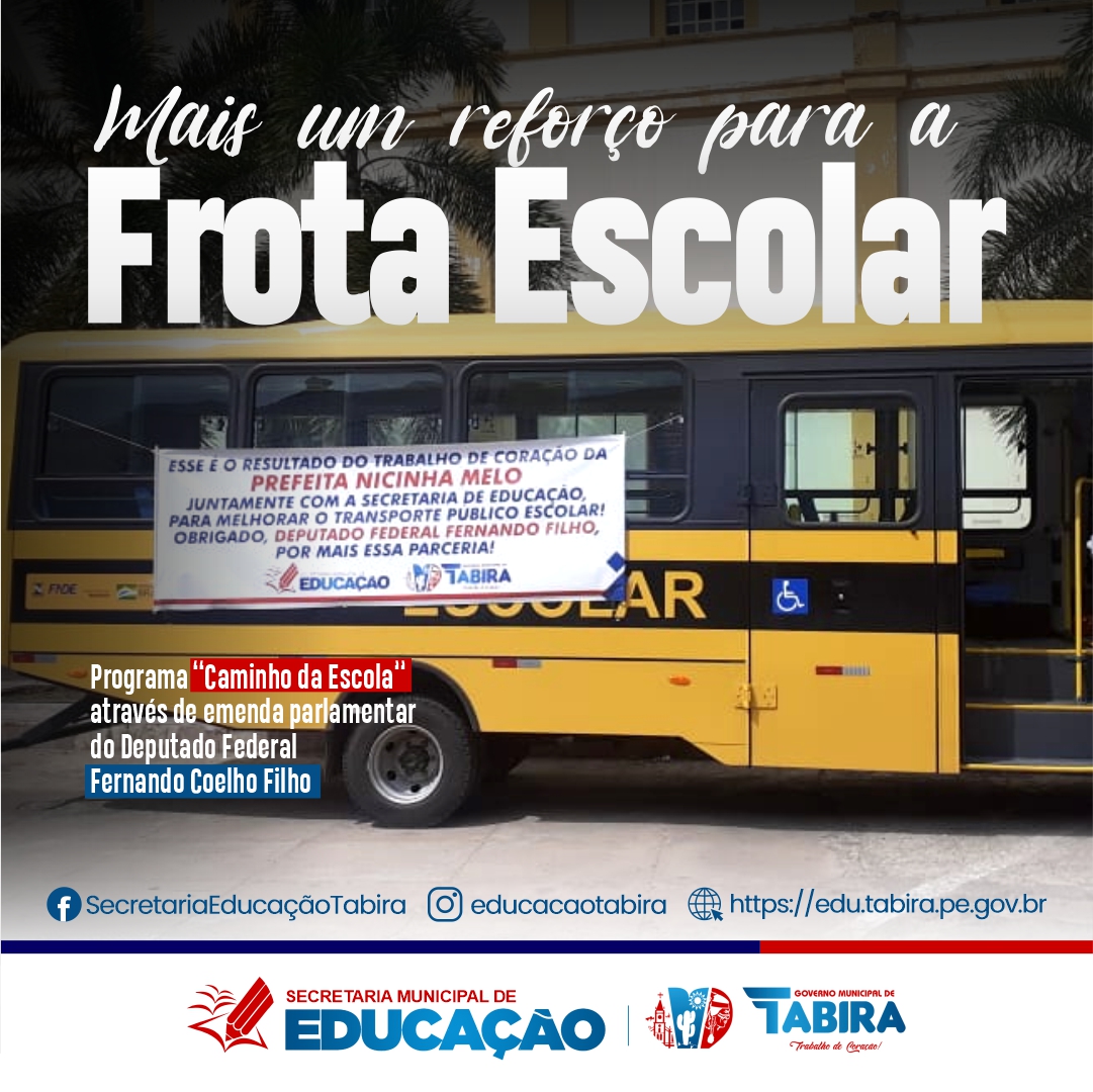 Read more about the article Tabira celebra a chegada de ônibus escolar